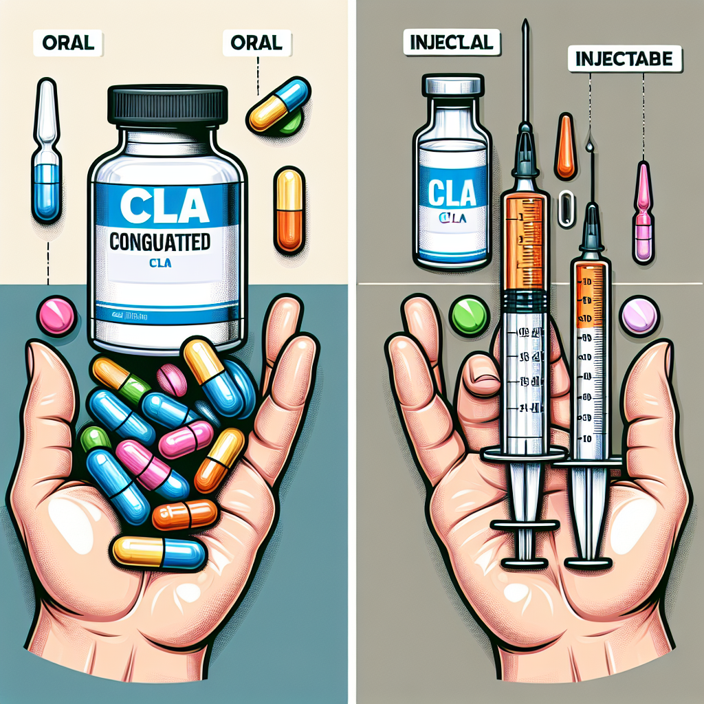 Diferencias entre CLA oral e inyectable Diferencias entre CLA oral e inyectable