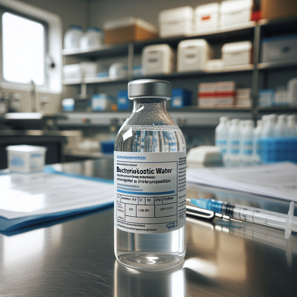 Agua bacteriostática para inyección para preparación de competencia Agua bacteriostática para inyección para preparación de competencia