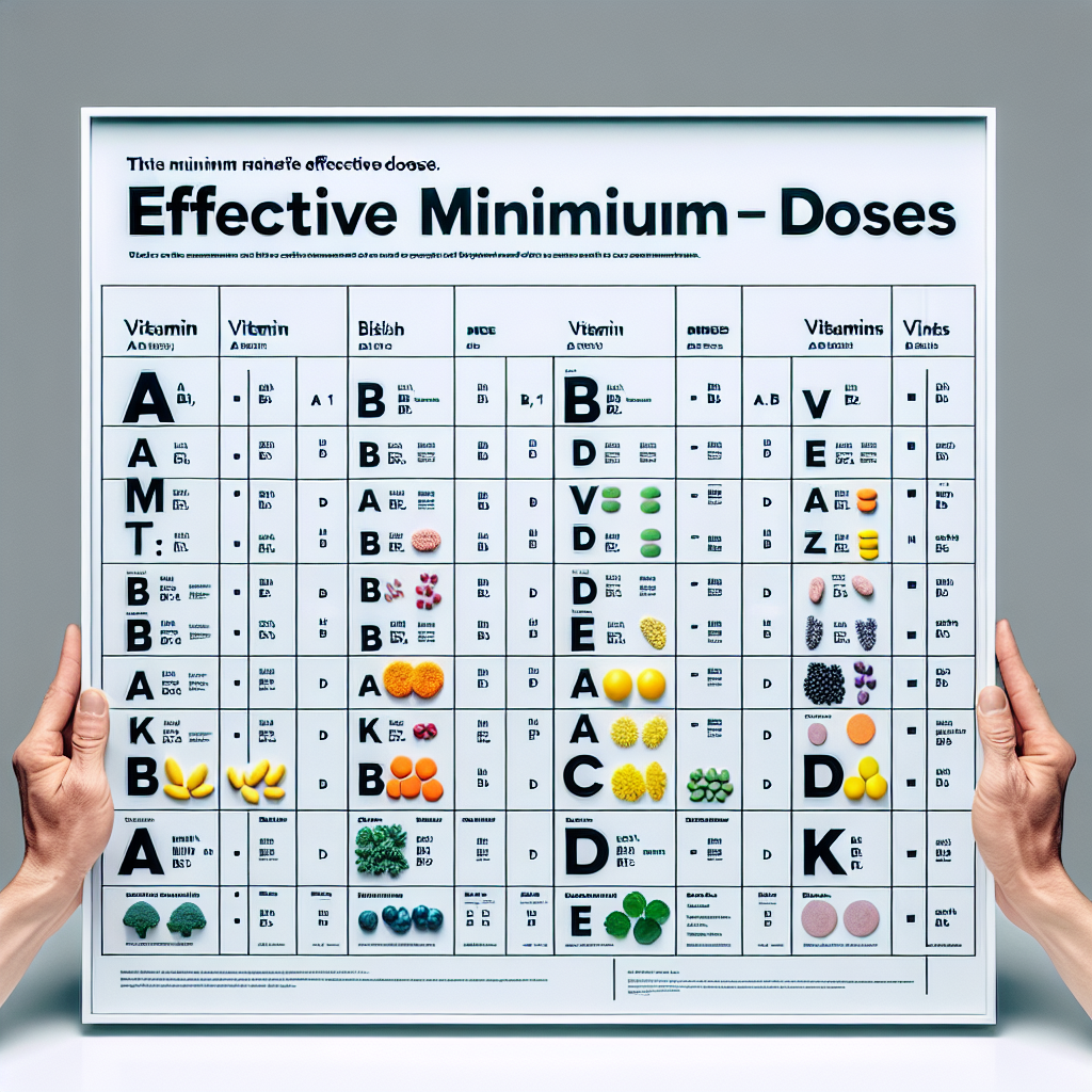 Dosis mínimas efectivas de Vitamines Dosis mínimas efectivas de Vitamines
