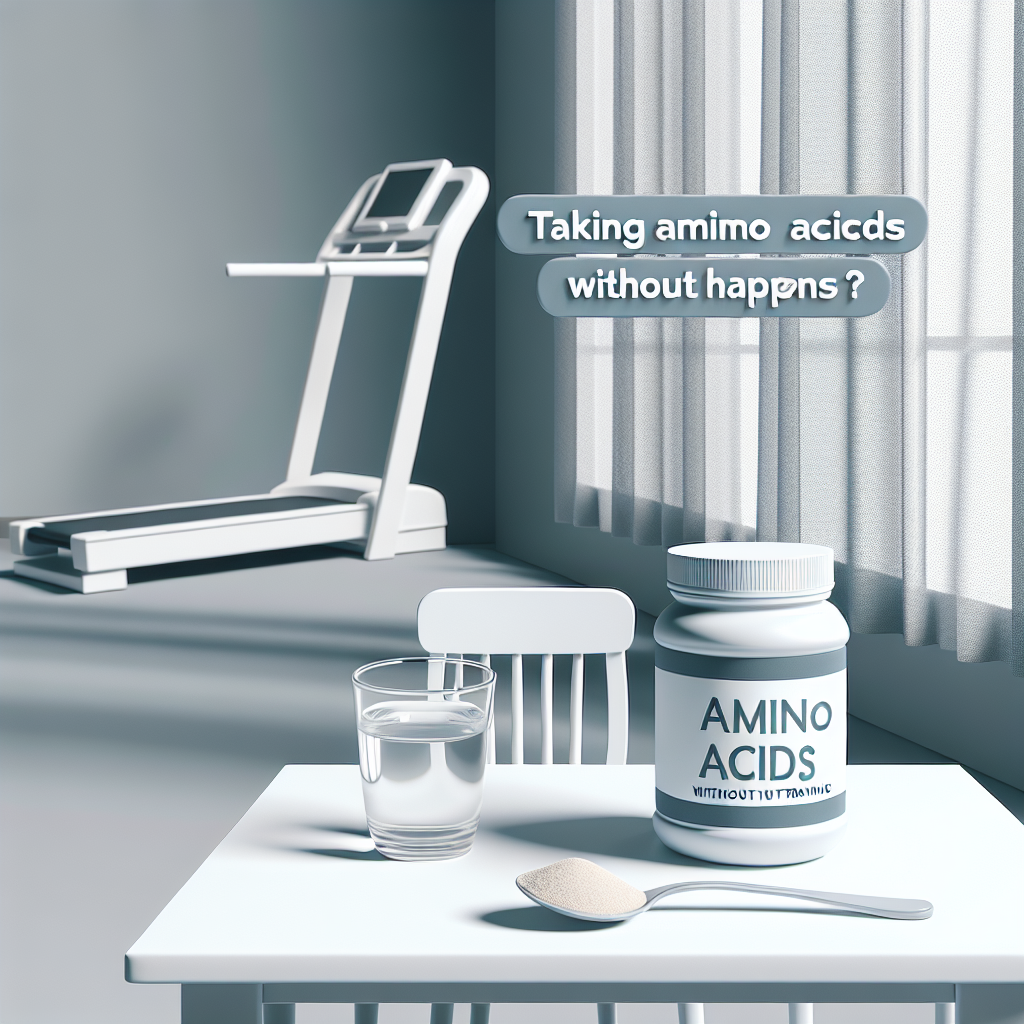 ¿Qué pasa si tomas Aminoácidos sin entrenar? ¿Qué pasa si tomas Aminoácidos sin entrenar?