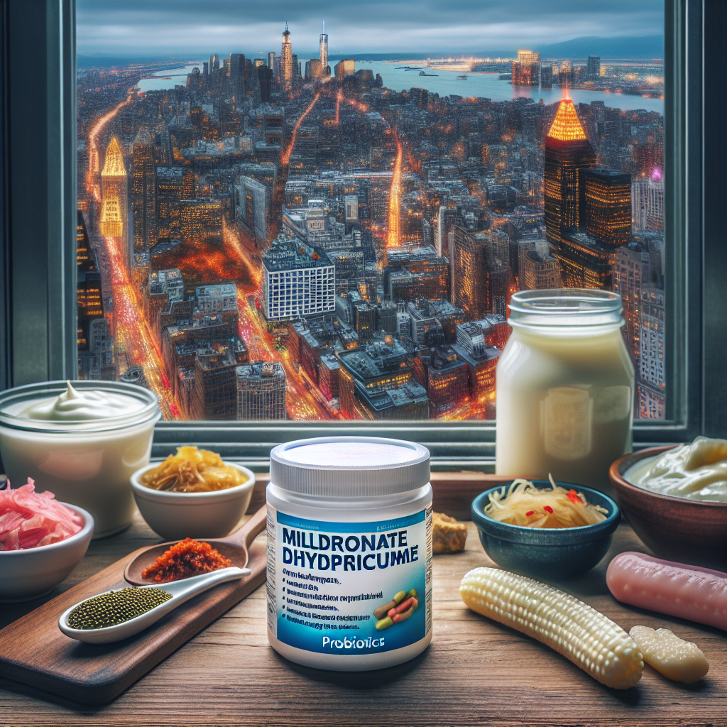 Mildronate Dihydricume con probióticos: cuándo tiene sentido